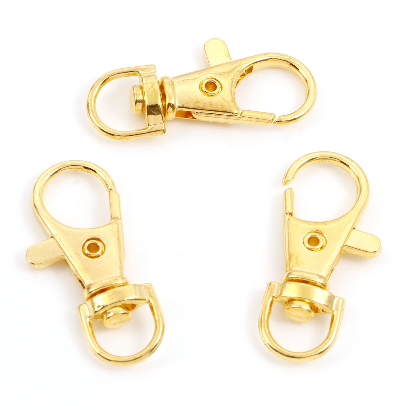 Picture of Iron Based Alloy Keychain & Keyring Gold Plated 3.5cm x 1.5cm, 10 PCs