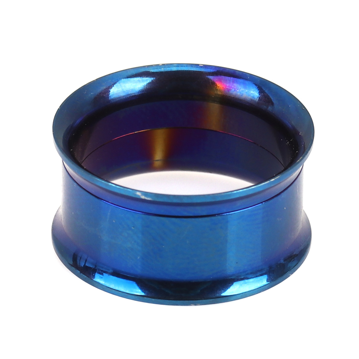 Picture of Stainless Steel Ear Stretcher Expander Blue Cylinder 22mm x 10mm, 1 Piece