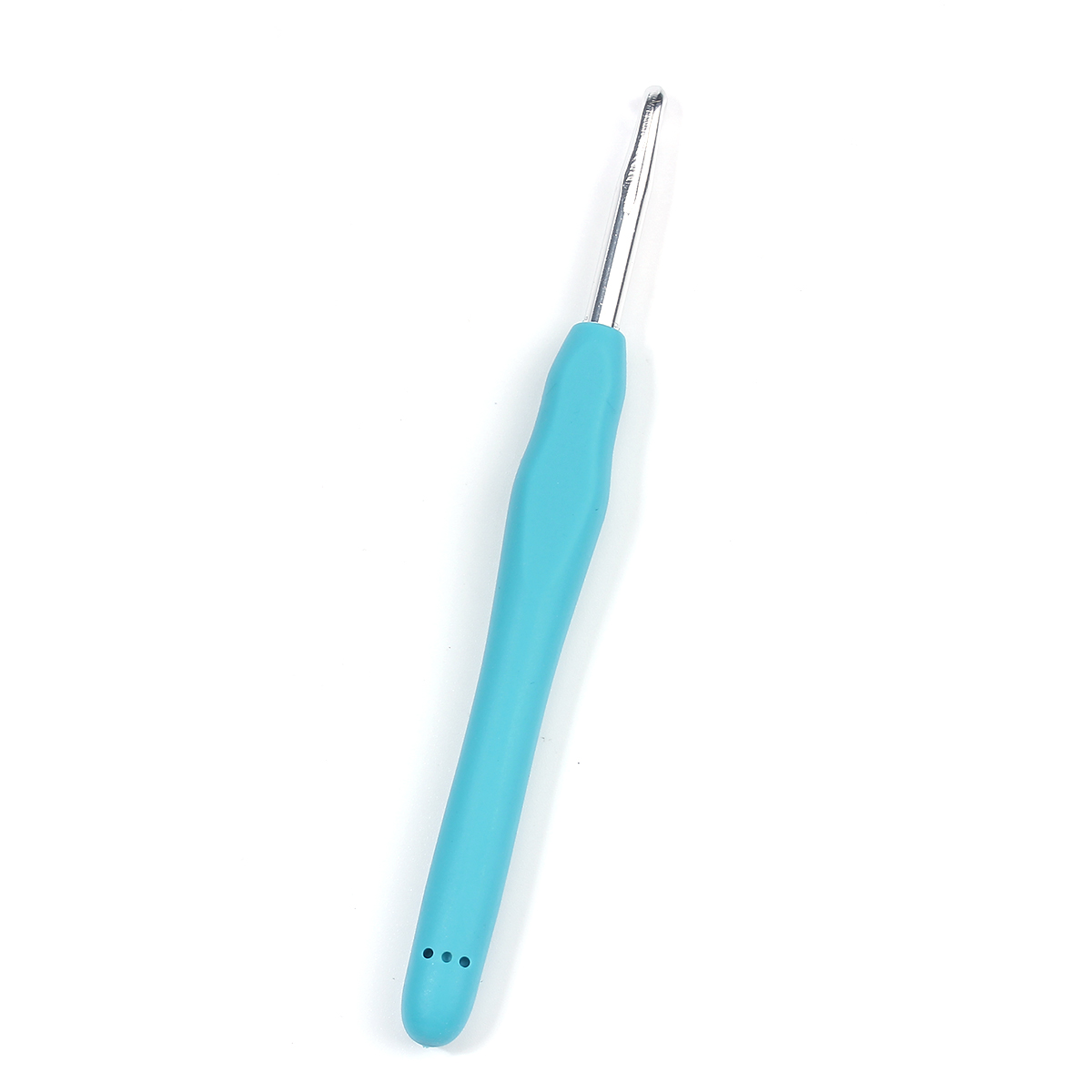 Picture of 5mm TPR Aluminum Crochet Hooks Deep Blue 13.9cm(5 4/8") long, 2 PCs