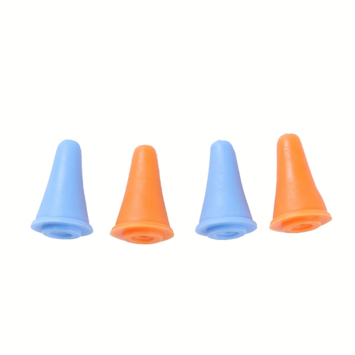 Image de Protecteurs de Point en Silicone Cône Couleur au Hasard 19mm x 12mm, 10 Pcs