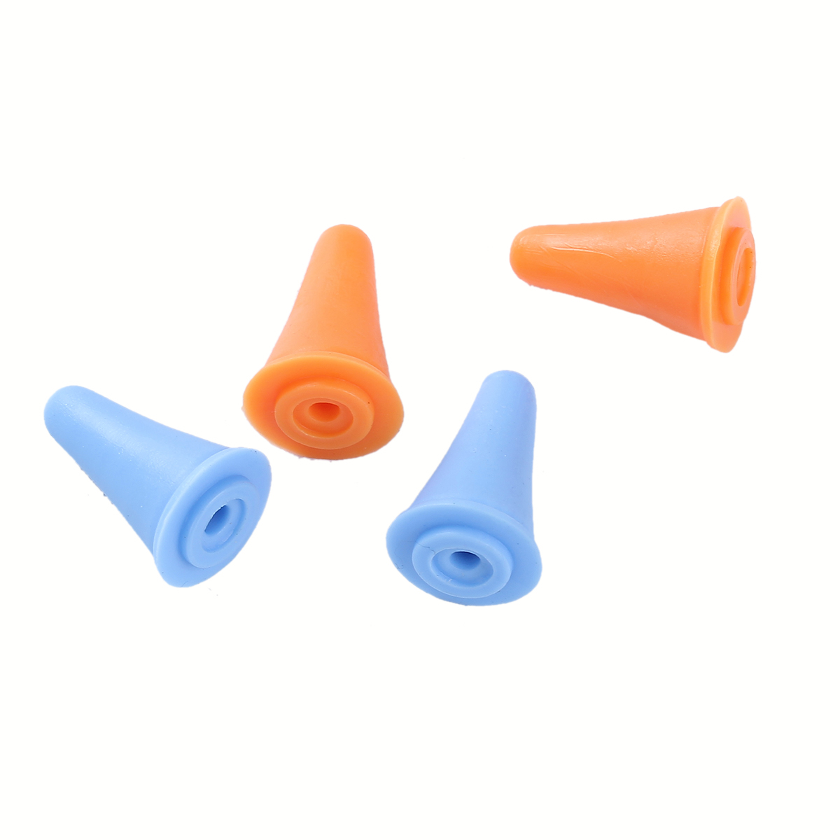 Image de Protecteurs de Point en Silicone Cône Couleur au Hasard 19mm x 12mm, 10 Pcs