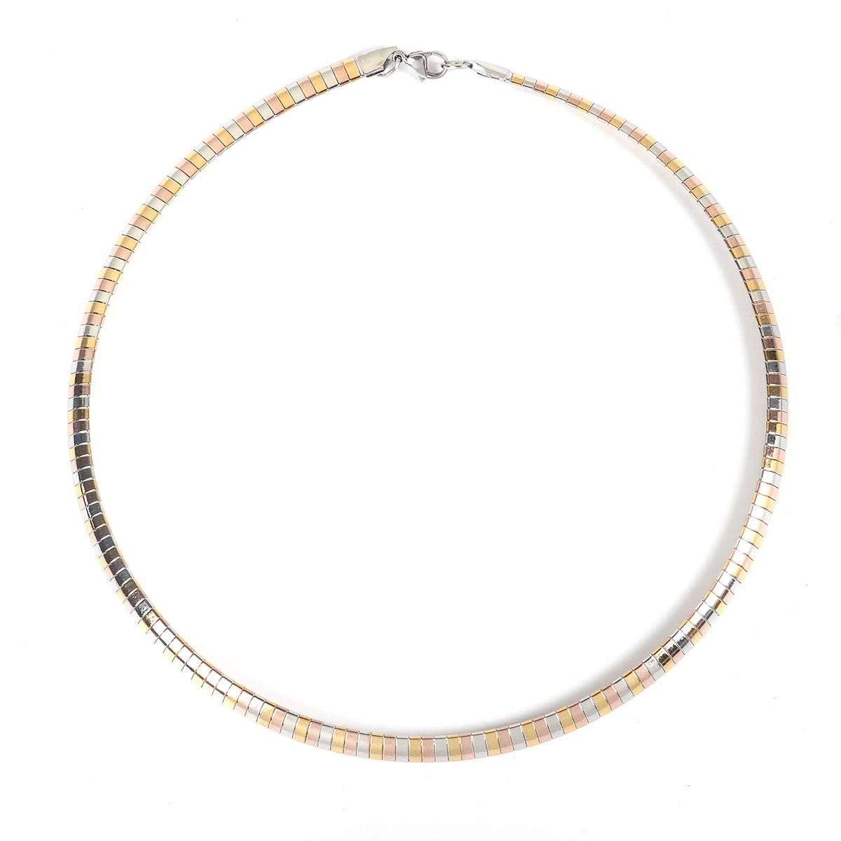 Imagen de 304 Acero Inoxidable Otras Cadenas Collares Multicolor 45cm longitud, Cadena: 6mm, 1 Unidad