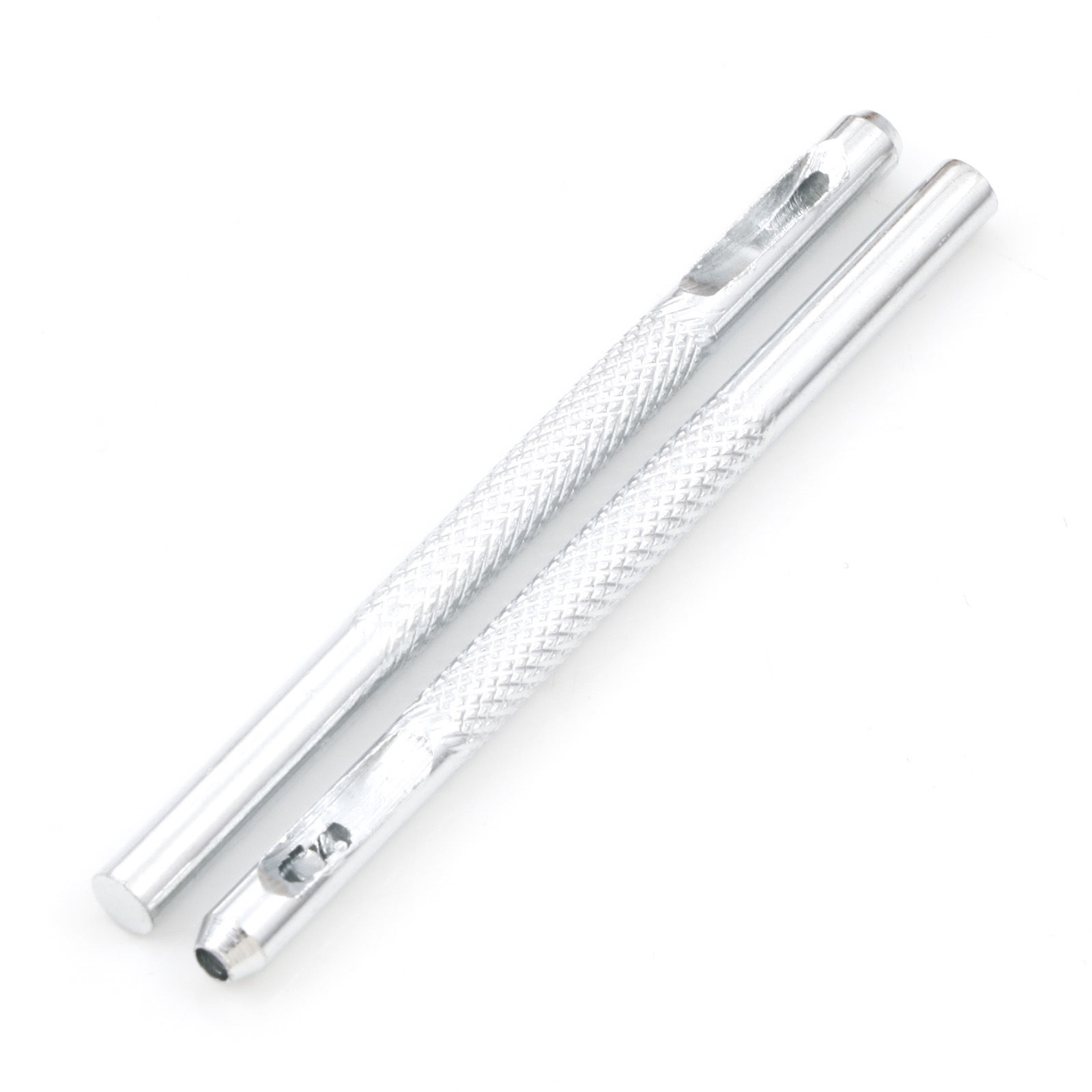 Picture of Iron Based Alloy Leathercraft Tools Die Punch Snap Rivet Setter Silver Tone 7.1cm, 1 Piece