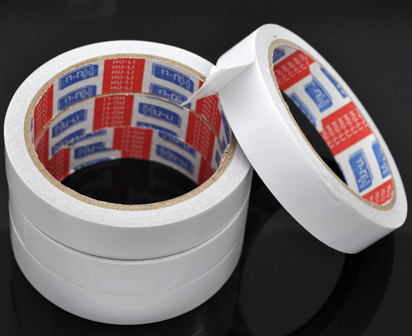 Bild von Doppelseitiges Klebeband Weiß 18m 20mm Breit 5 Rollen (ca 14M/Roll) 