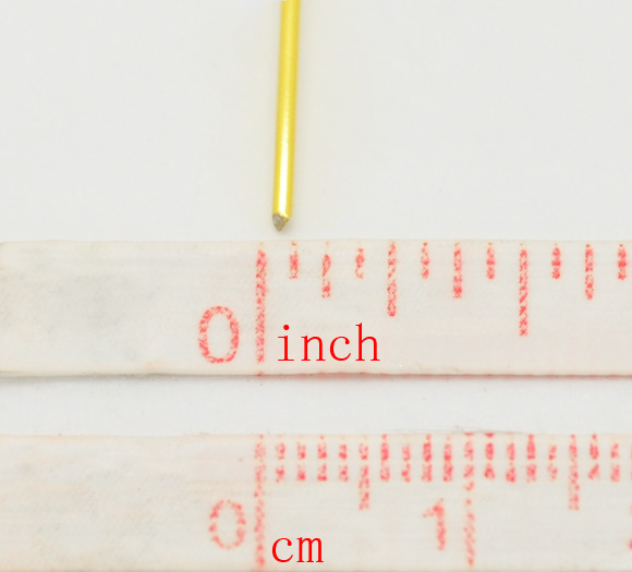 Picture of Gold Plated Aluminum Wire Jewelry Making 1mm, sold per packet of 5 Rolls(Approx 20 M/Roll)