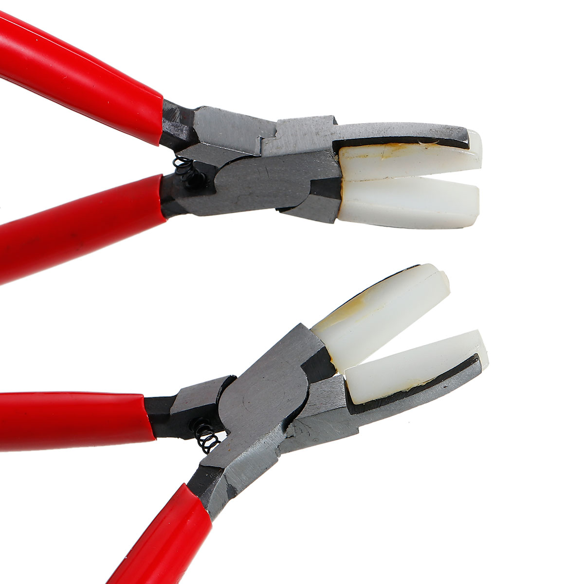 Picture of 1PC Plastic Jaw Pliers for Eyeglasses Jewelry Delicates 13.5cm(5-3/8")