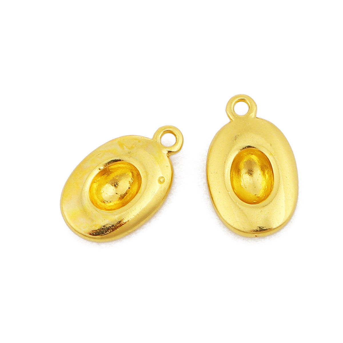 Picture of Zinc Based Alloy Charms Hat Gold Plated 20mm( 6/8") x 12mm( 4/8"), 10 PCs