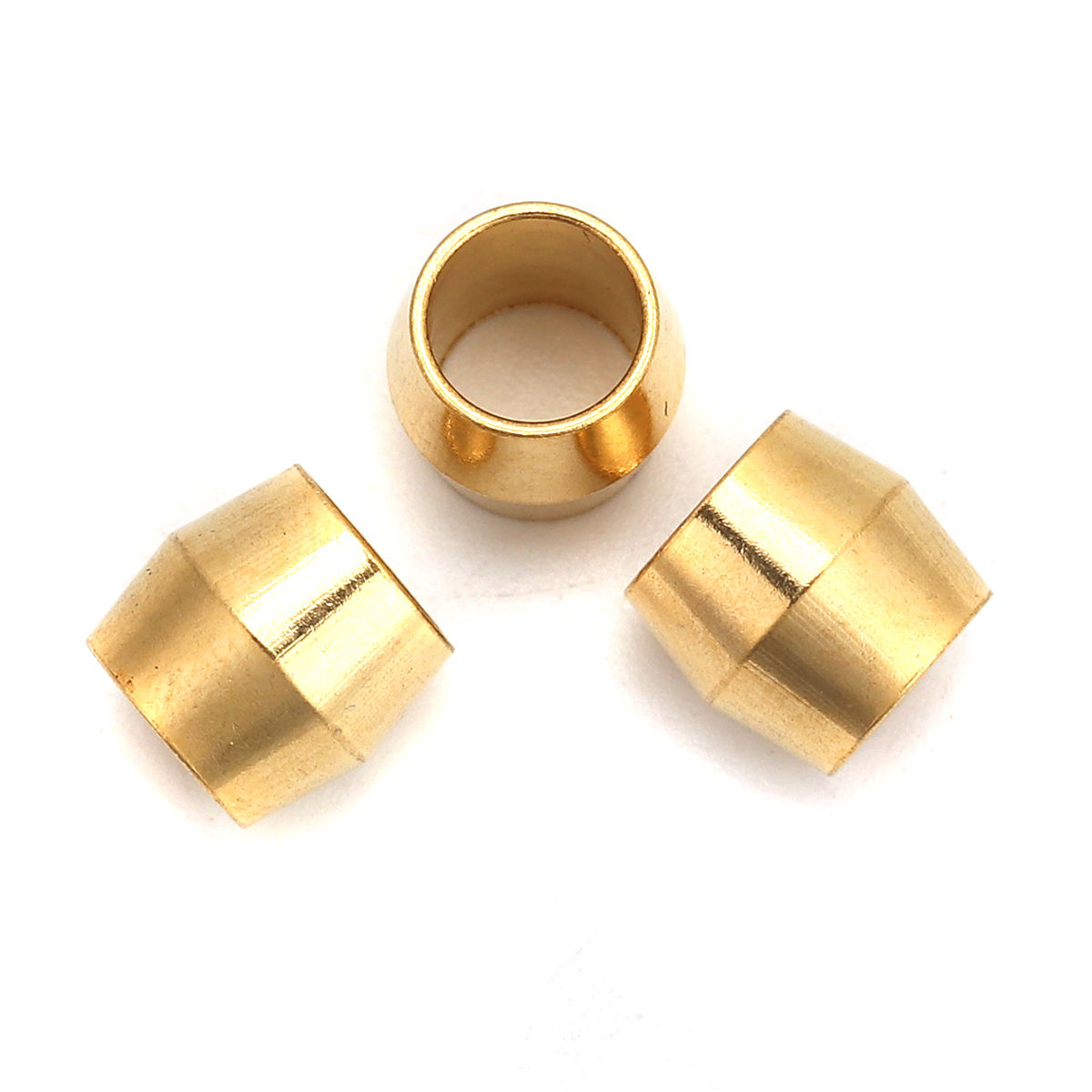 Picture of 3 PCs Eco-friendly PVD Vacuum Plating 304 Stainless Steel Beads For DIY Jewelry Making Gold Plated Barrel 9mm x 8mm, Hole: Approx 6mm