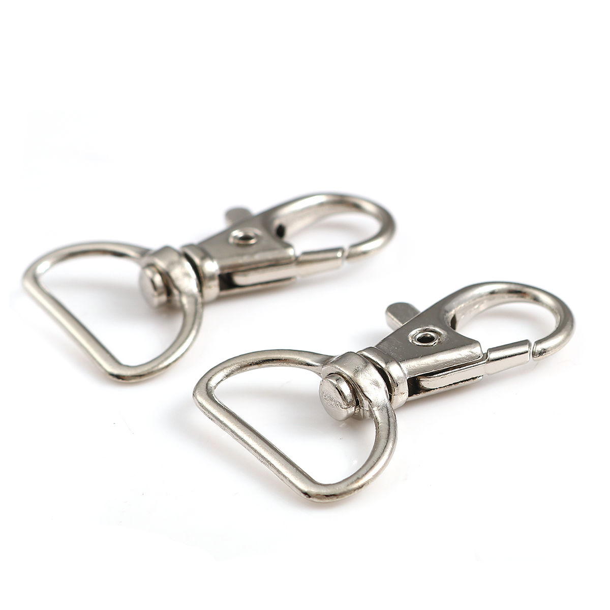 Picture of Iron Based Alloy Keychain & Keyring Silver Tone 40mm x 24mm, 10 PCs
