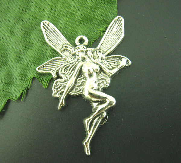Изображение Подвеска"Фея" Античное Серебро, 15x21mm, Проданная 60 шт|уп