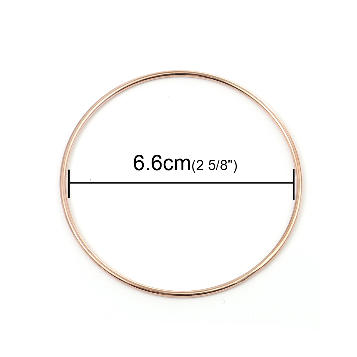 Picture of 304 Stainless Steel Stacking Bangles Bracelets Mixed Round 23cm(9") long - 22cm(8 5/8") long, 1 Set ( 7 PCs/Set)