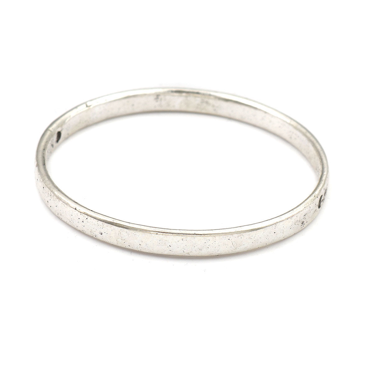 Picture of Zinc Based Alloy Open Back Bezel Pendants For Resin Antique Silver Color Round 6.1cm Dia., 2 PCs
