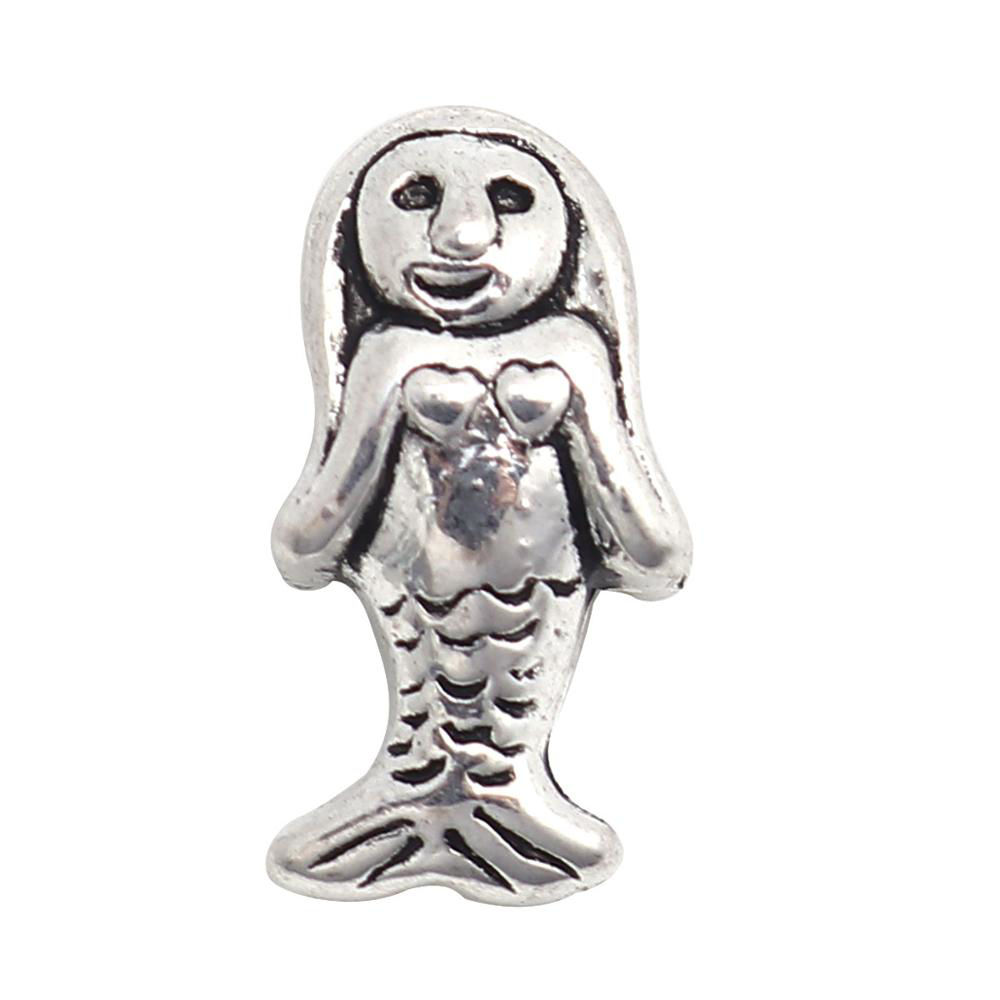 Imagen de Zamak Joyería del océano Cuentas Estrella de mar Plata Antigua 11mm x 10mm, Agujero: Aprox 4.3mm, 30 Unidades