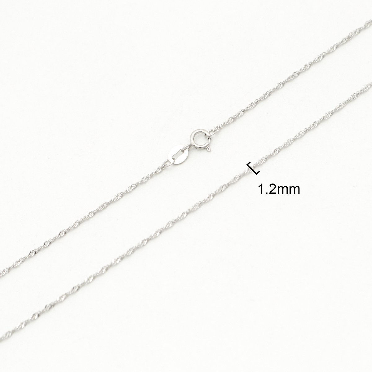 Picture of Sterling Silver Link Chain Necklace Silver 45.7cm(18") long, 1 Piece