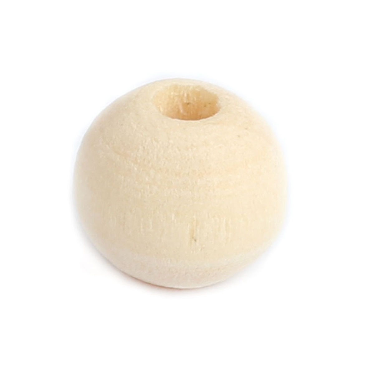 Imagen de Madera Hinoki Espaciador Cuentas Ronda Natural Aprox 8mm Dia, Agujero: Aprox 2.1mm, 1000 Unidades