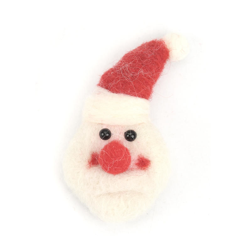 Picture of Wool For DIY & Craft White White Star Smile 6.5cm x 4.5cm, 2 PCs