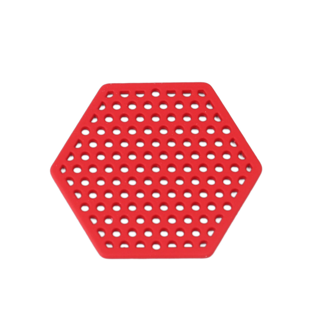 Imagen de Zamak Conectores de Araña Hexágono Rojo 28mm x 25mm, 10 Unidades