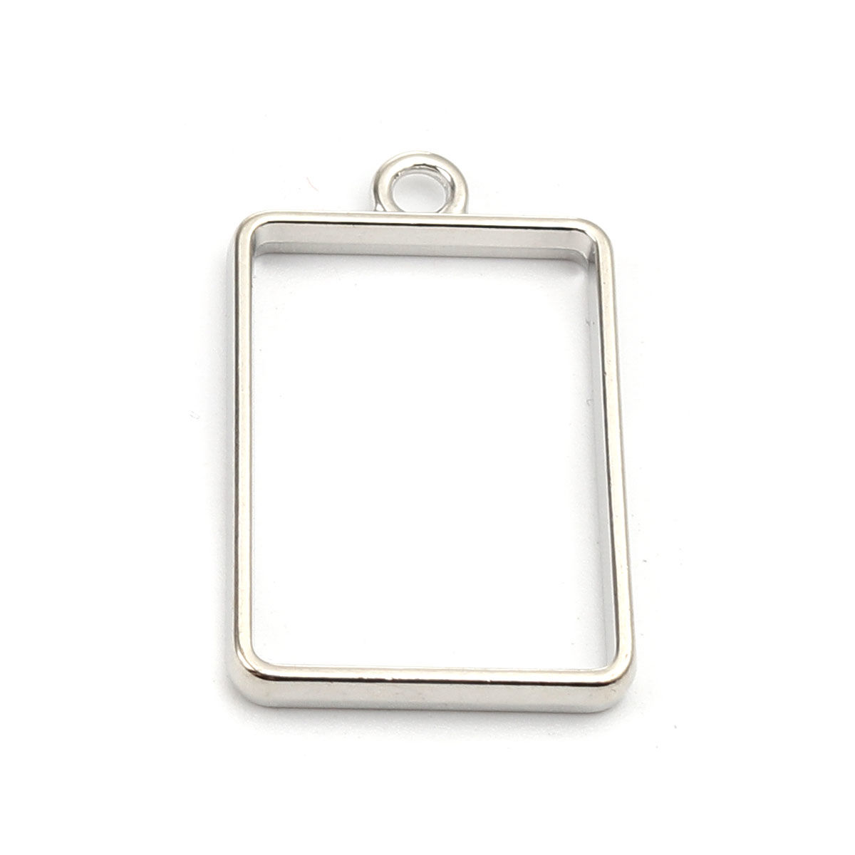Imagen de Zamak Open Back Bezel Colgantes para Resina Tono de Plata Ala Mixto 3.9x2.4cm - 3.4x2cm, 1 Juego ( 8 Unidades/Juego)