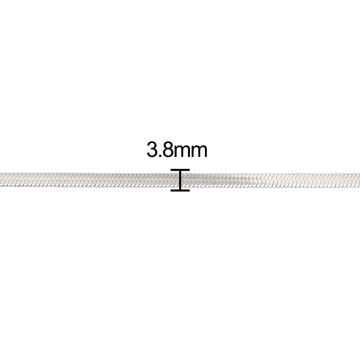Imagen de 304 Acero Inoxidable Collares Tono de Plata 50.2cm longitud, 1 Unidad