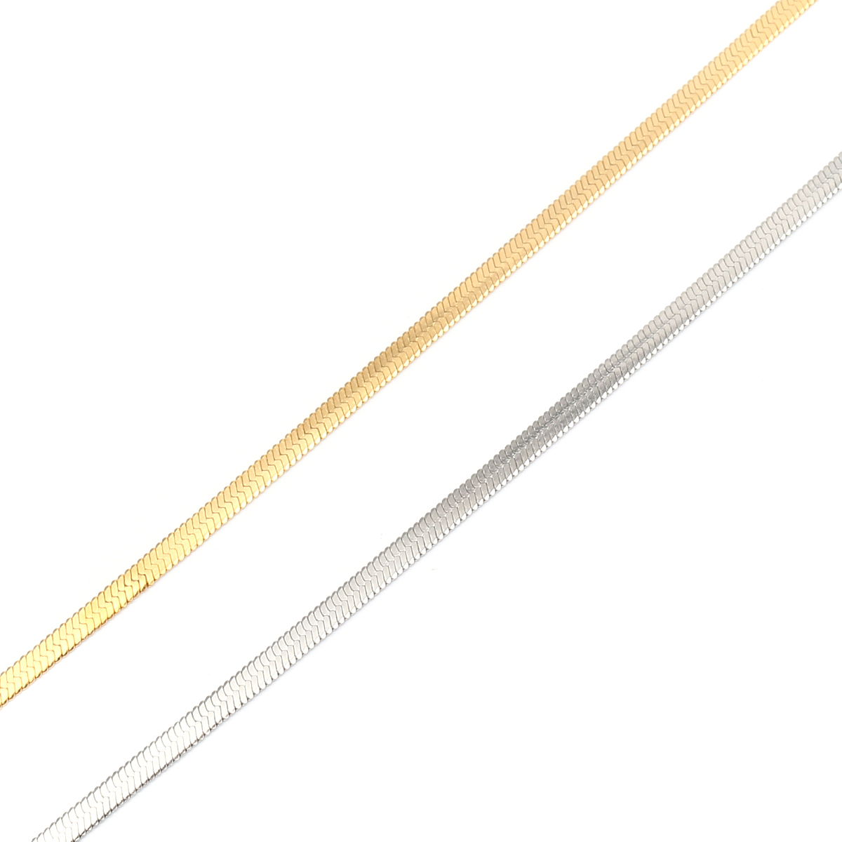 Imagen de 1 Unidad Enchapado al Vacío 304 Acero Inoxidable Collares Chapado en Oro 50.2cm longitud