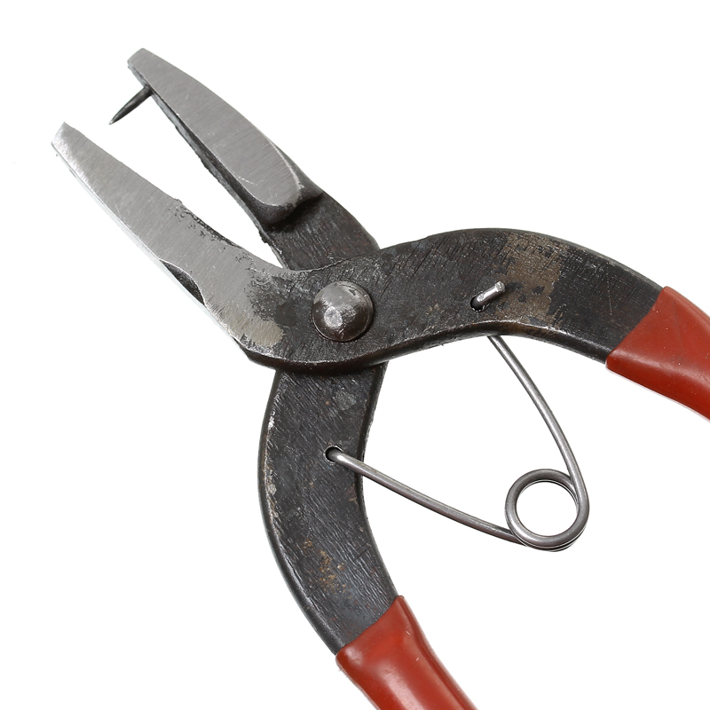 Picture of Stainless Steel Hole Punch Pliers Hand Tools Red 16cm(6 2/8"),1 Piece 