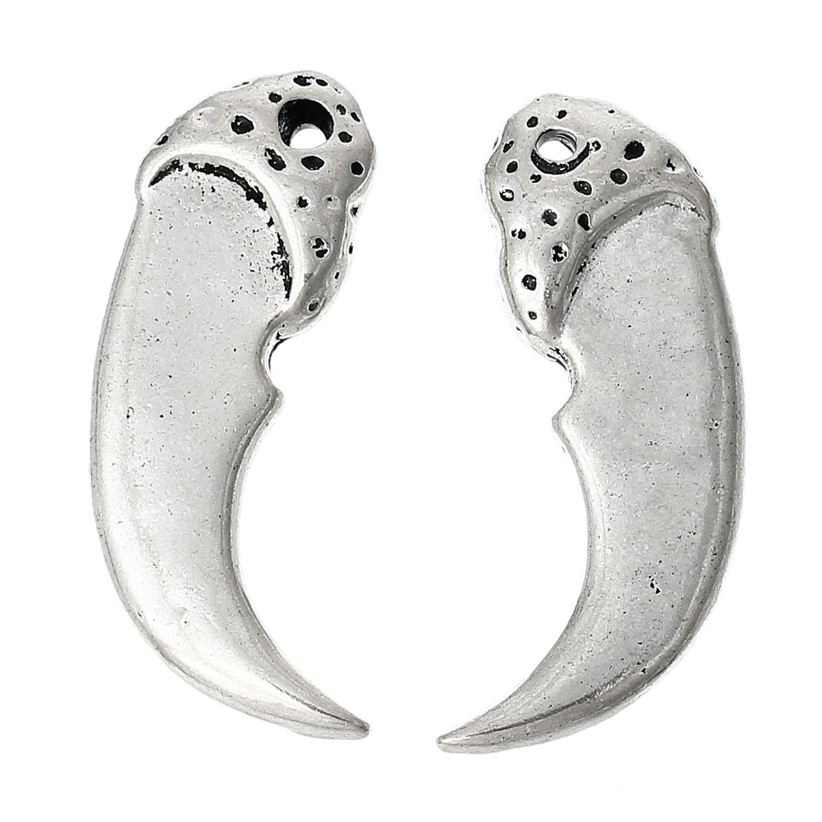 Imagen de Colgantes Aleación Machete Plata Antigua  4.5cm x 1.7cm, 5 Unidades