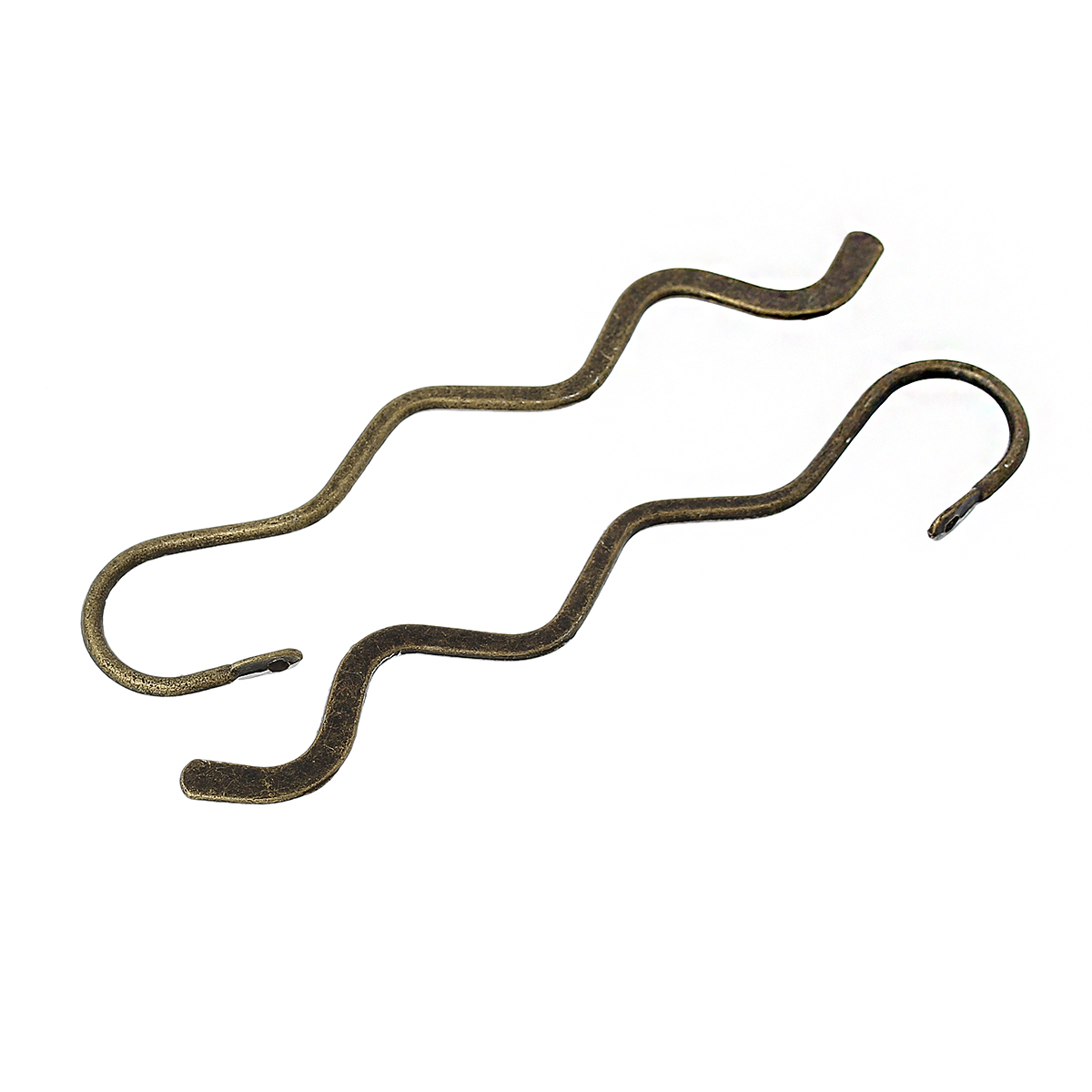 Picture of Bookmarks Antique Bronze Wave Pattern 8.4cm x 1.5cm(3 2/8" x 5/8"),50PCs