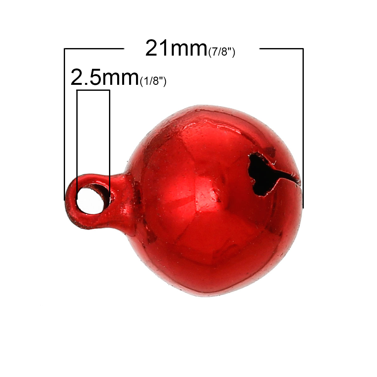 Picture of Brass Charm Pendants Christmas Ornament Jingle Bell At Random Mixed Blank 21mm x 16mm( 7/8" x 5/8"), 30 PCs