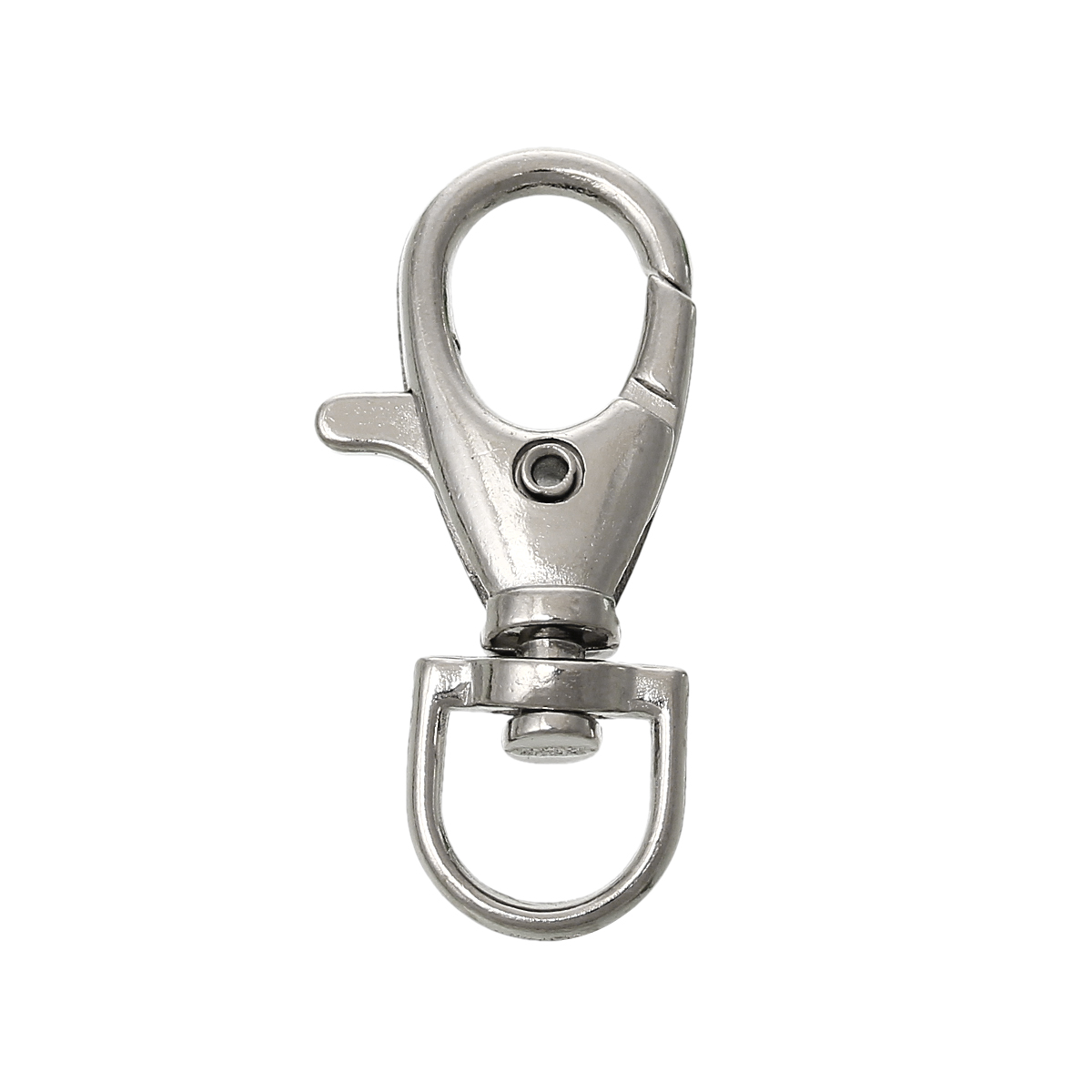 DoreenBeads. Zinc Based Alloy Keychain & Keyring Oval Swivel Clasp