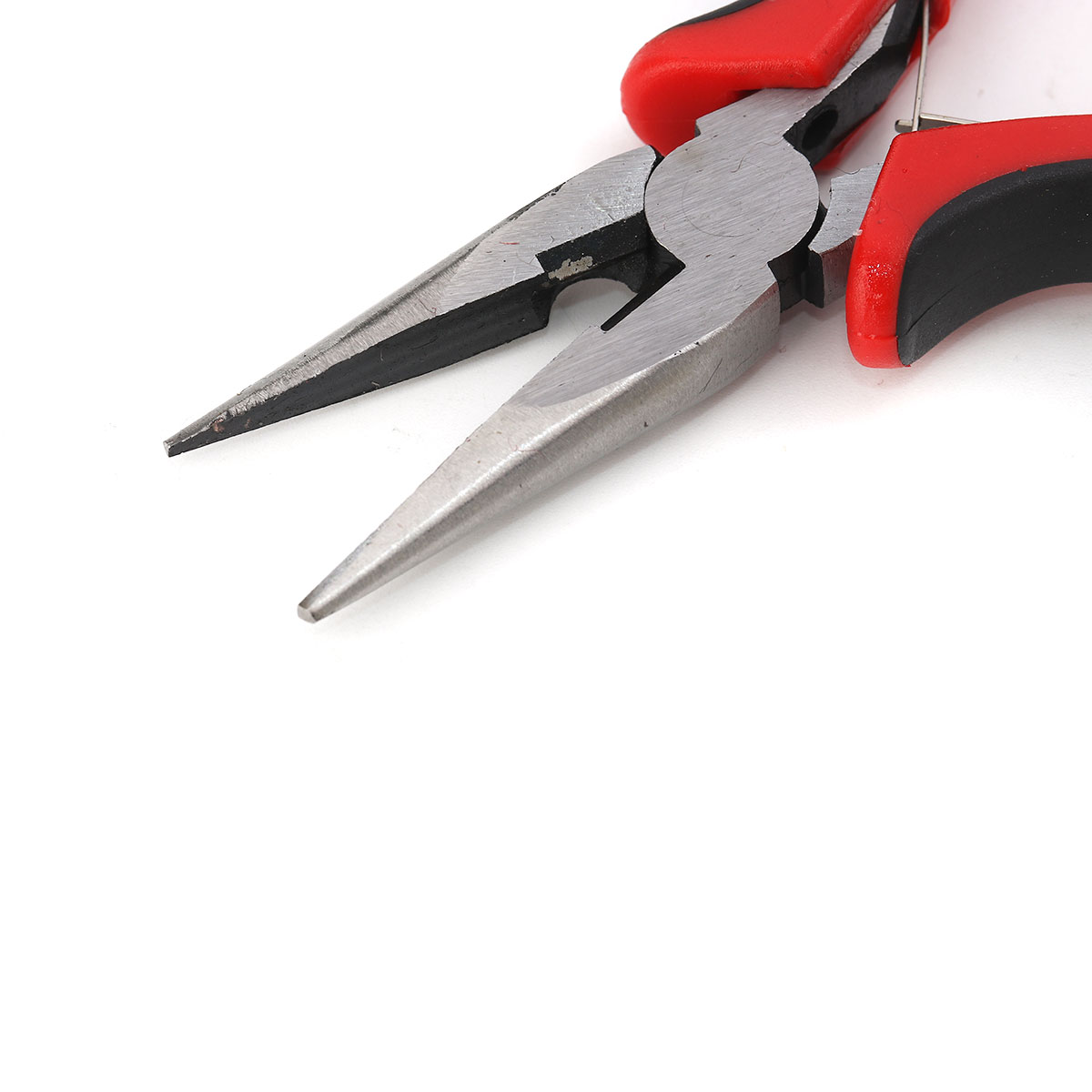 Picture of Flat Nose Pliers Beading Jewelry Tool Making Hand Tools Red 13.5cm(5 3/8"), 1 Piece