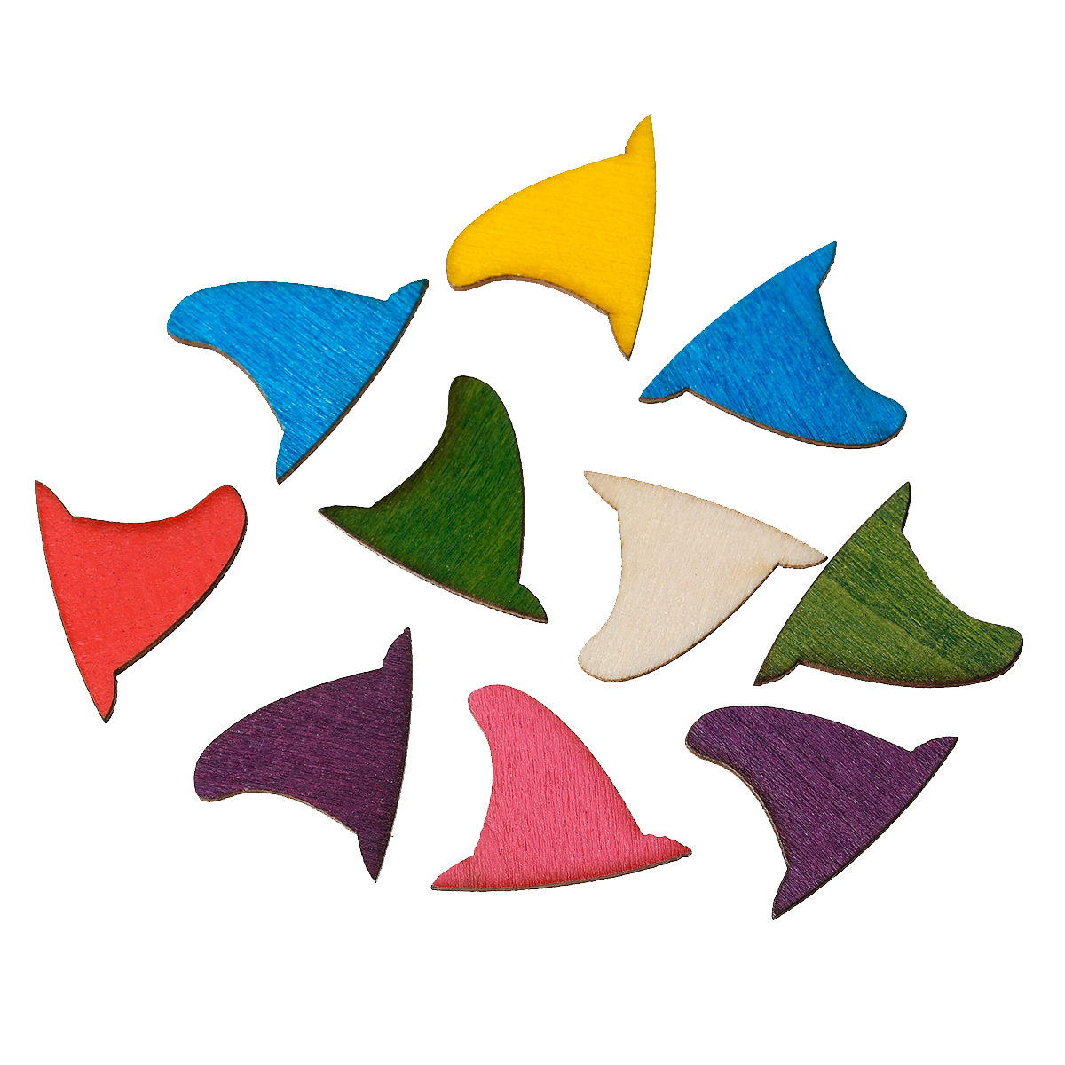 Picture of Natural Wood Embellishments Scrapbooking Hat At Random 23mm( 7/8") x 19mm( 6/8"), 100 PCs