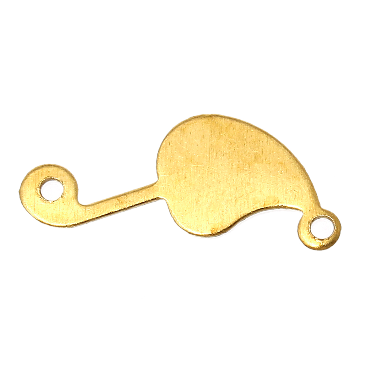 Изображение Латунь Коннекторы фурнитуры Лист Латунный Цвет 16мм x 9мм, 15 ШТ