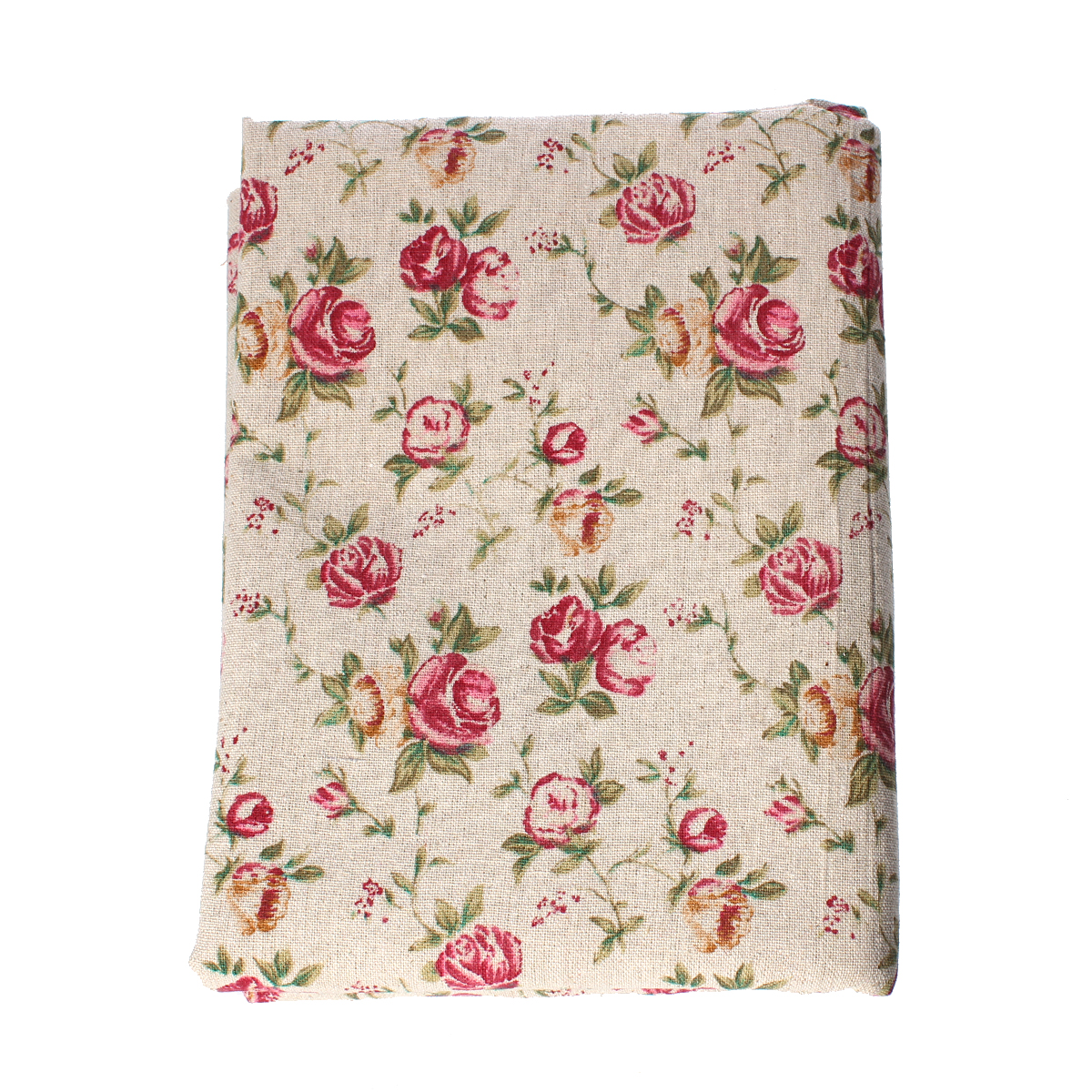 Изображение Хлопок & Полотно Ткань Естественный цвет Цветок Узор 150cmx92cm , 1 Ярд