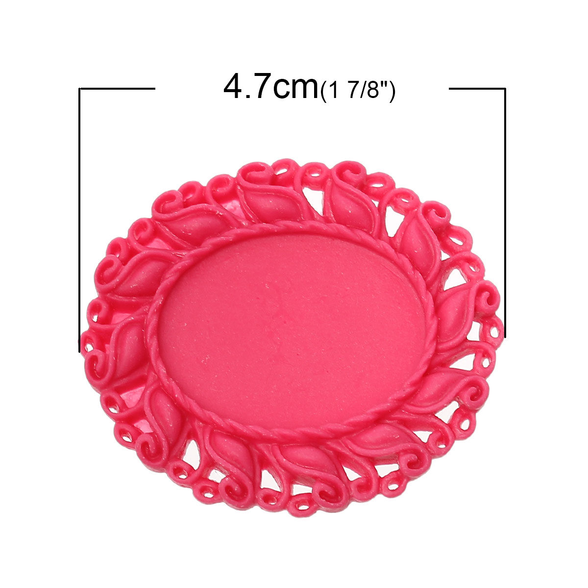 Picture of Resin Embellishments Oval At Random Mixed Cabochon Settings (Fits 3cm x 2.2cm) 4.7cm(1 7/8") x 4.1cm(1 5/8"), 20 PCs