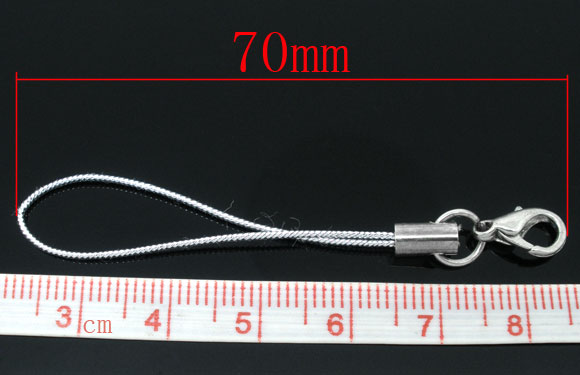 Immagine di Nylon Cordini di Cellulare 7cm, 100 Pz