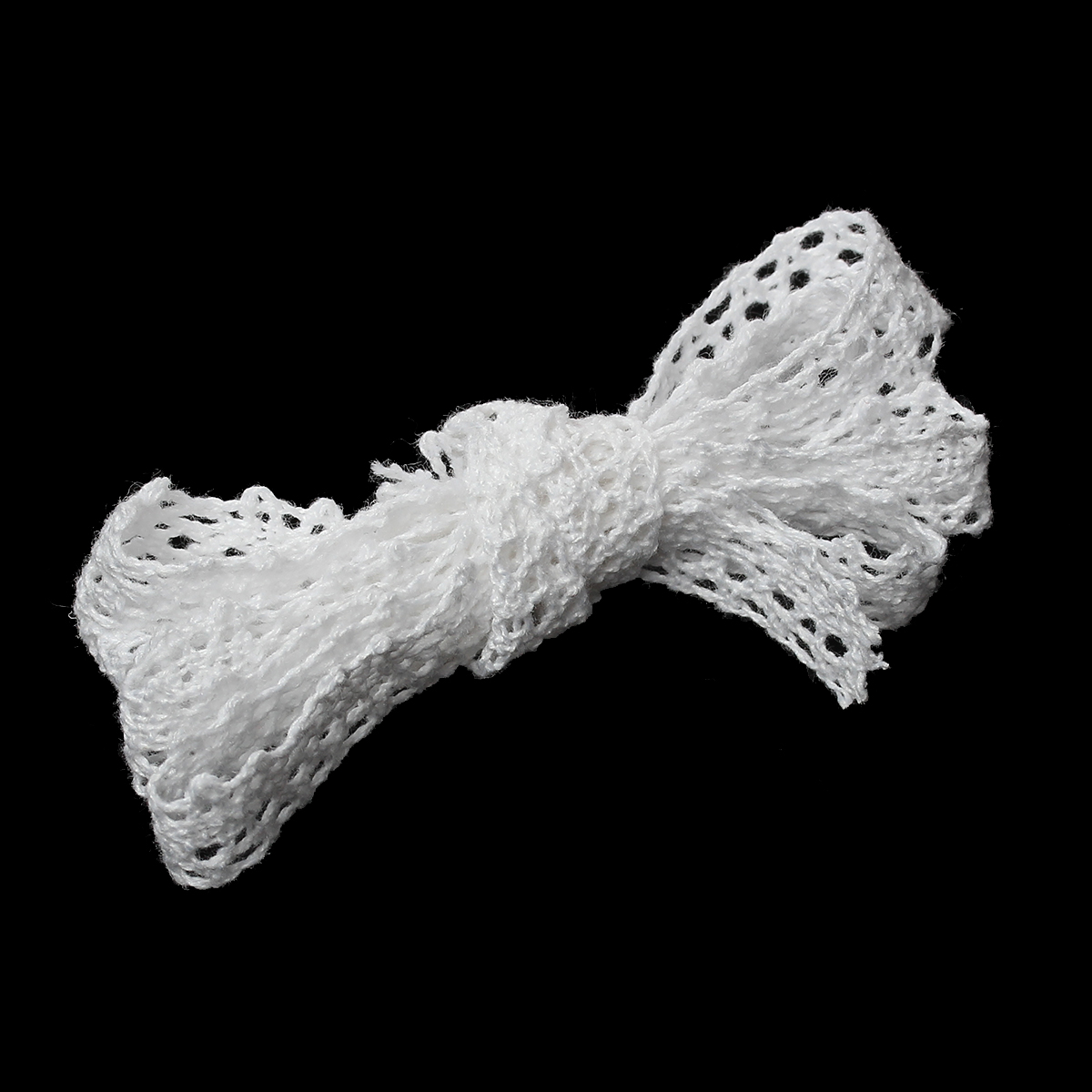 Bild von Baumwolle Spitze Lace  Weiß 14mm, 10 Yards