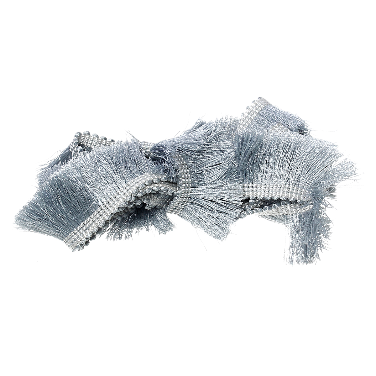 Picture of Polyester Fringe Tassel Trim Thick Gray 25mm(1") Wide, 2 M