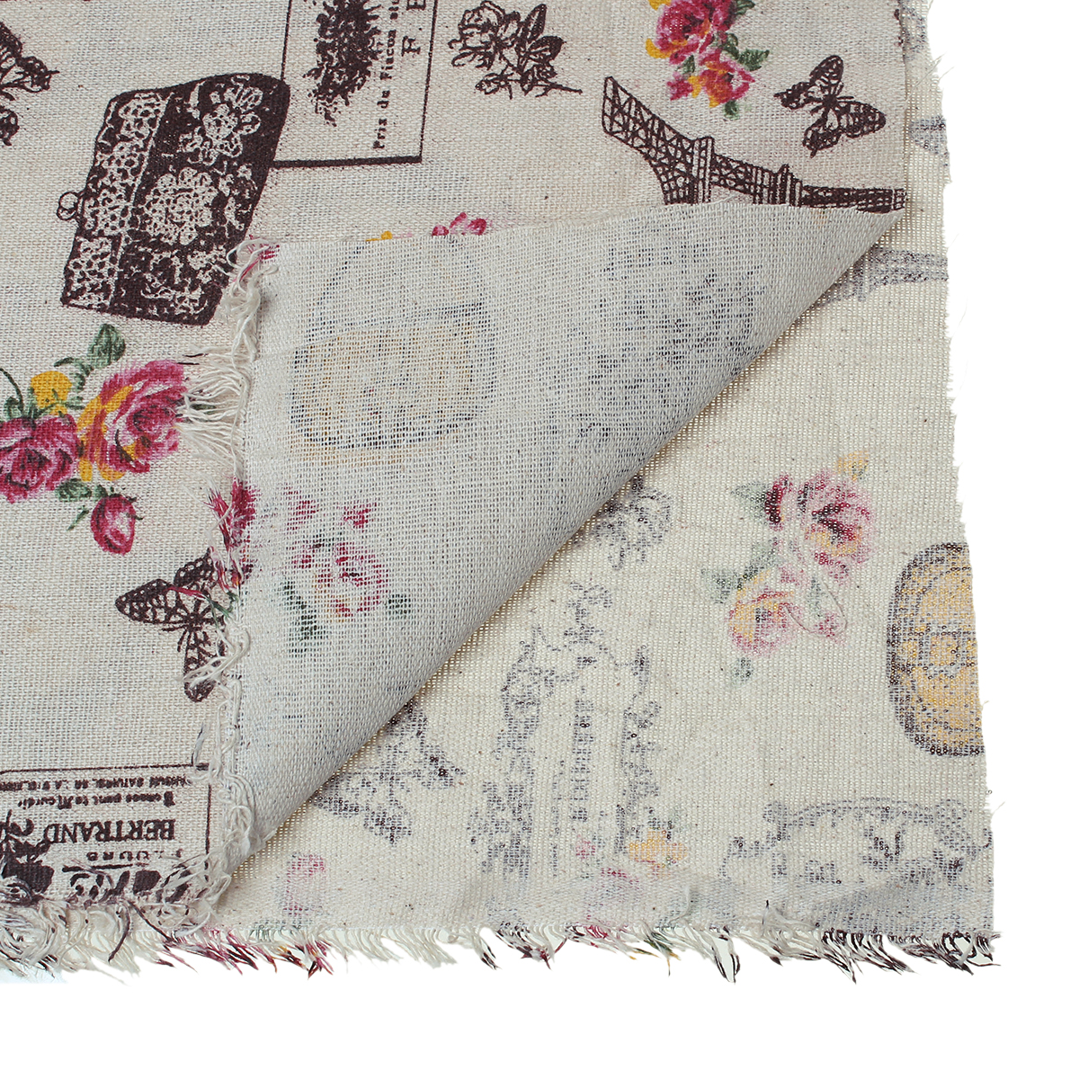 Picture of Cotton & Linen Fabric Natural Mixed Pattern 150cm x100cm(59" x39 3/8"), 1 M
