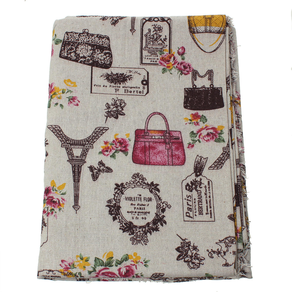 Picture of Cotton & Linen Fabric Natural Mixed Pattern 150cm x100cm(59" x39 3/8"), 1 M
