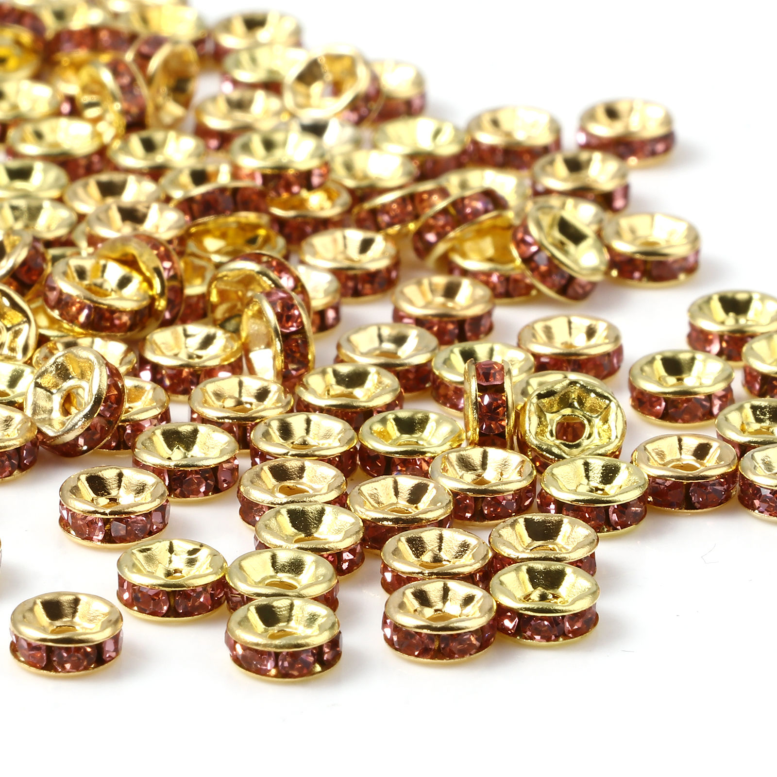 Yellow Gold Filled Beads, 1/20 14K Gold Filled, Round, Real Gold Filled,  3mm, Hole: 1.1~1.2mm