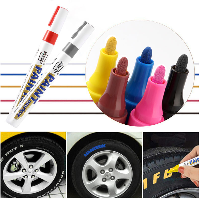 Bild von ABS Plastik Markierstift Mix Farben 14.5cm, (12 Stück/Box)