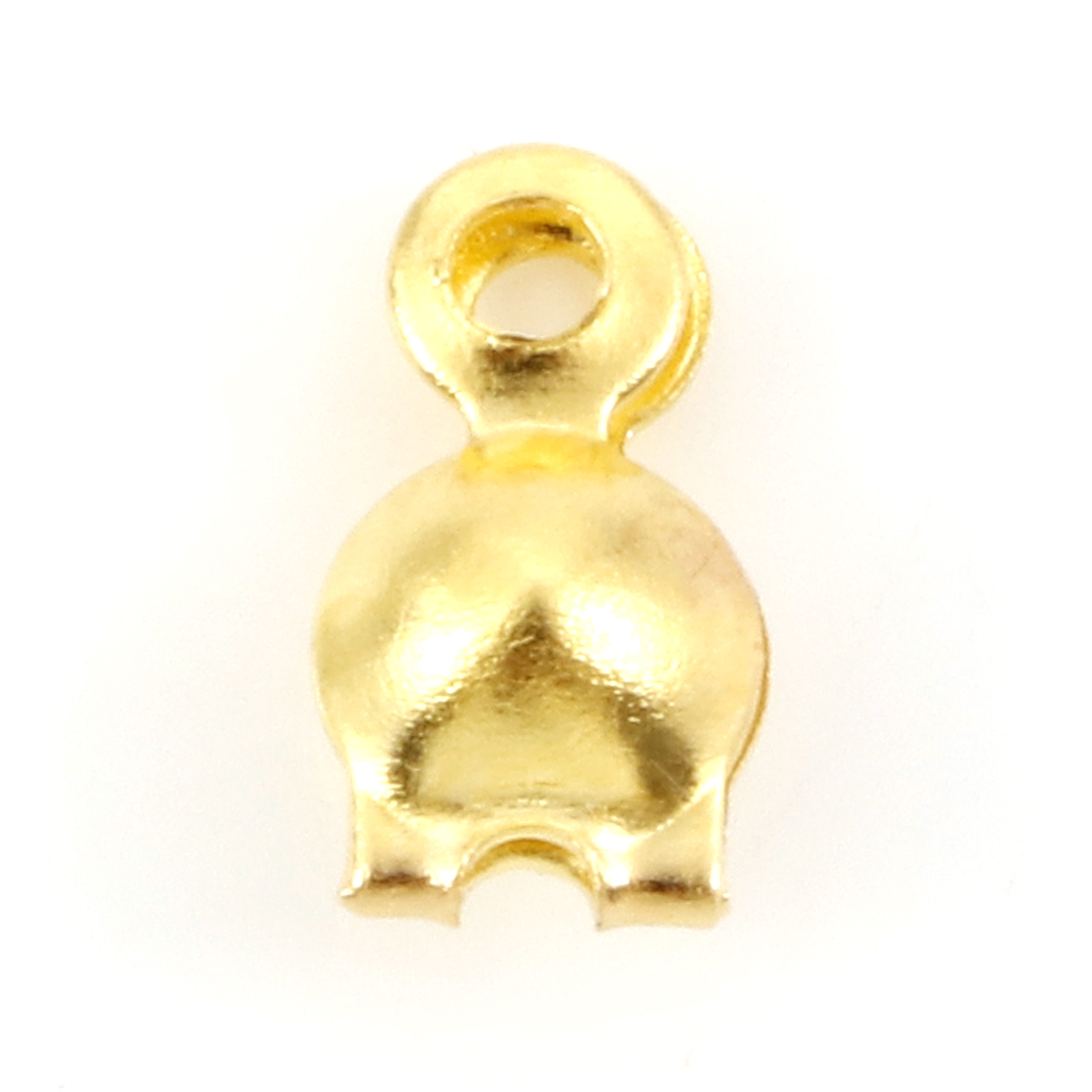 Picture of Iron Based Alloy Bead Tips (Knot Cover) Clamshell Mixed 8mm x 4mm, 1 Set ( 500 PCs/Set)