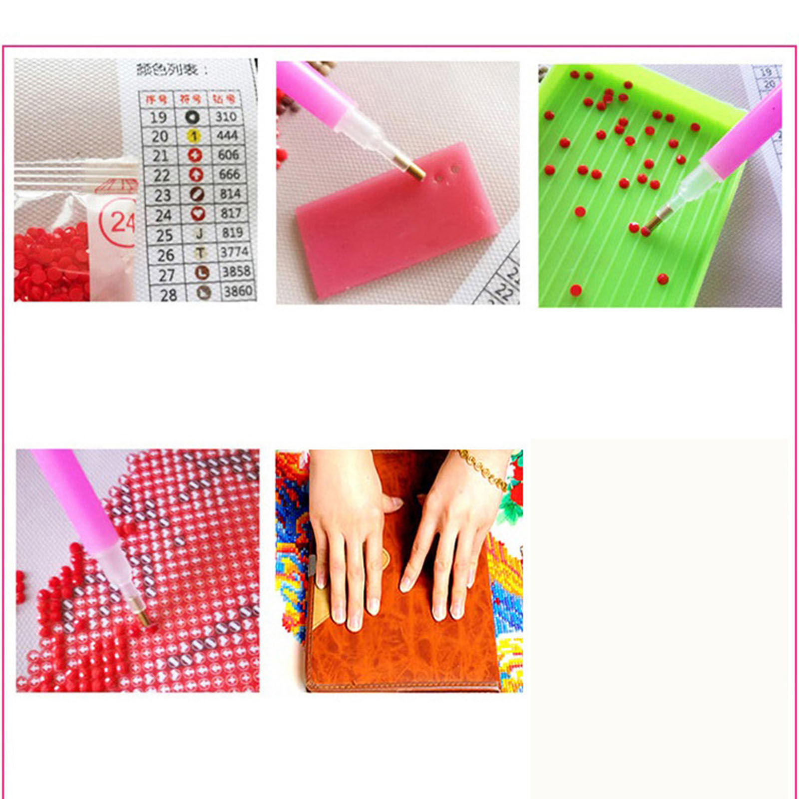 Picture of Resin Embroidery DIY Kit Diamond Painting Rhinestone Multicolor Rectangle Cat 50cm x 40cm, 1 Piece