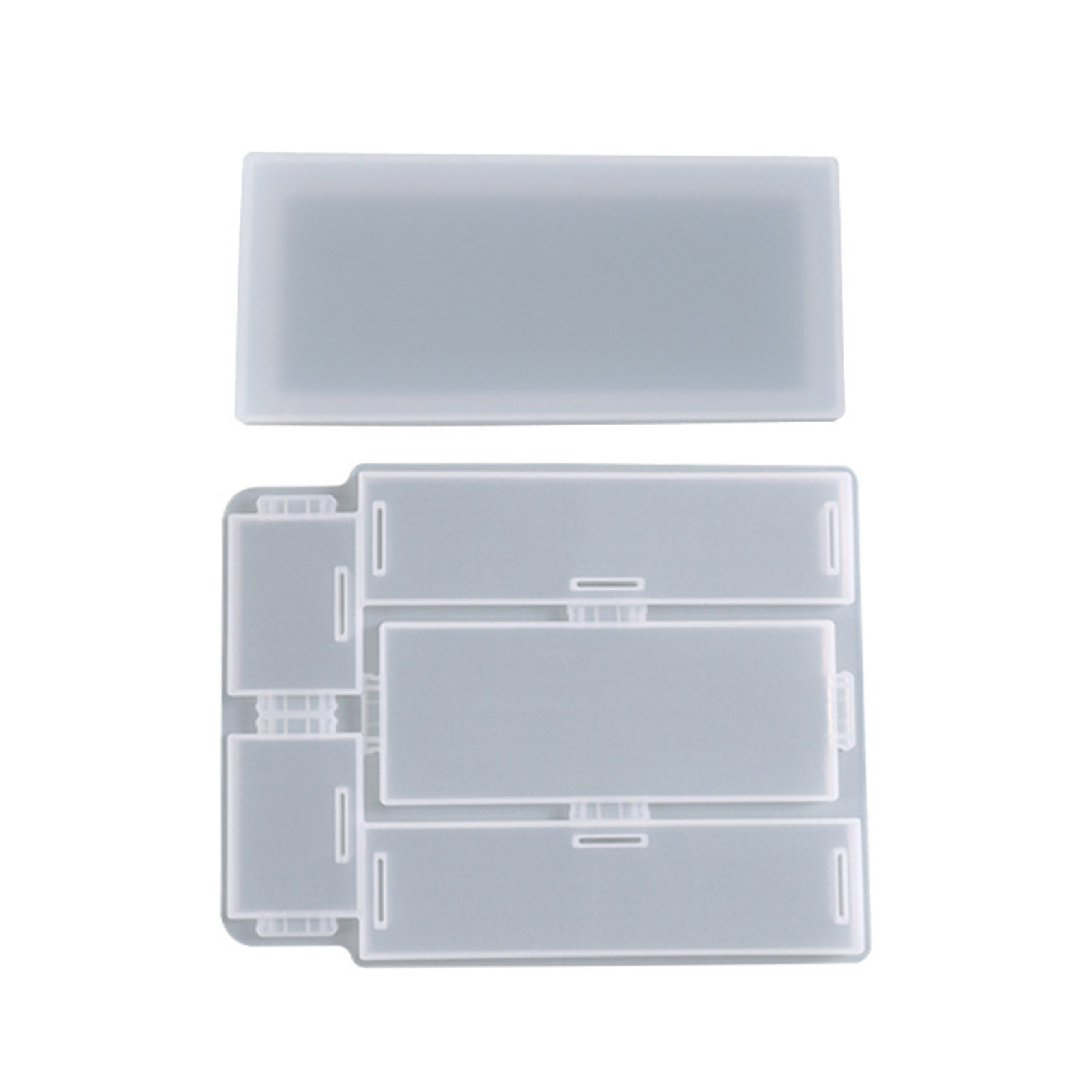 Imagen de Silicona Molde Rectángulo Blanco 18.9cm x 14.7cm, 1 Juego