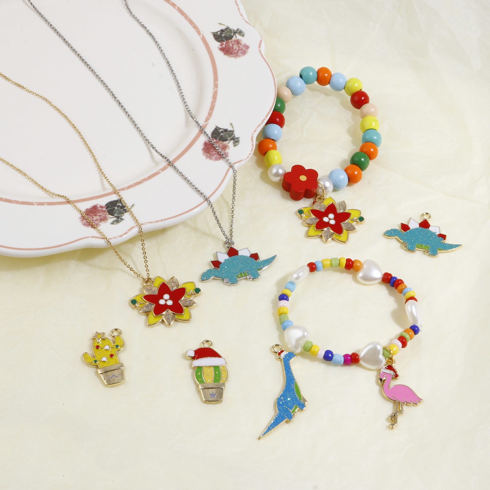 Imagen de Zamak Navidad Colgantes Charms Al Azar Multicolor Esmalte 3.7x1.9cm - 2.4x1.7cm, 1 Paquete ( 16 Unidades/Juego)