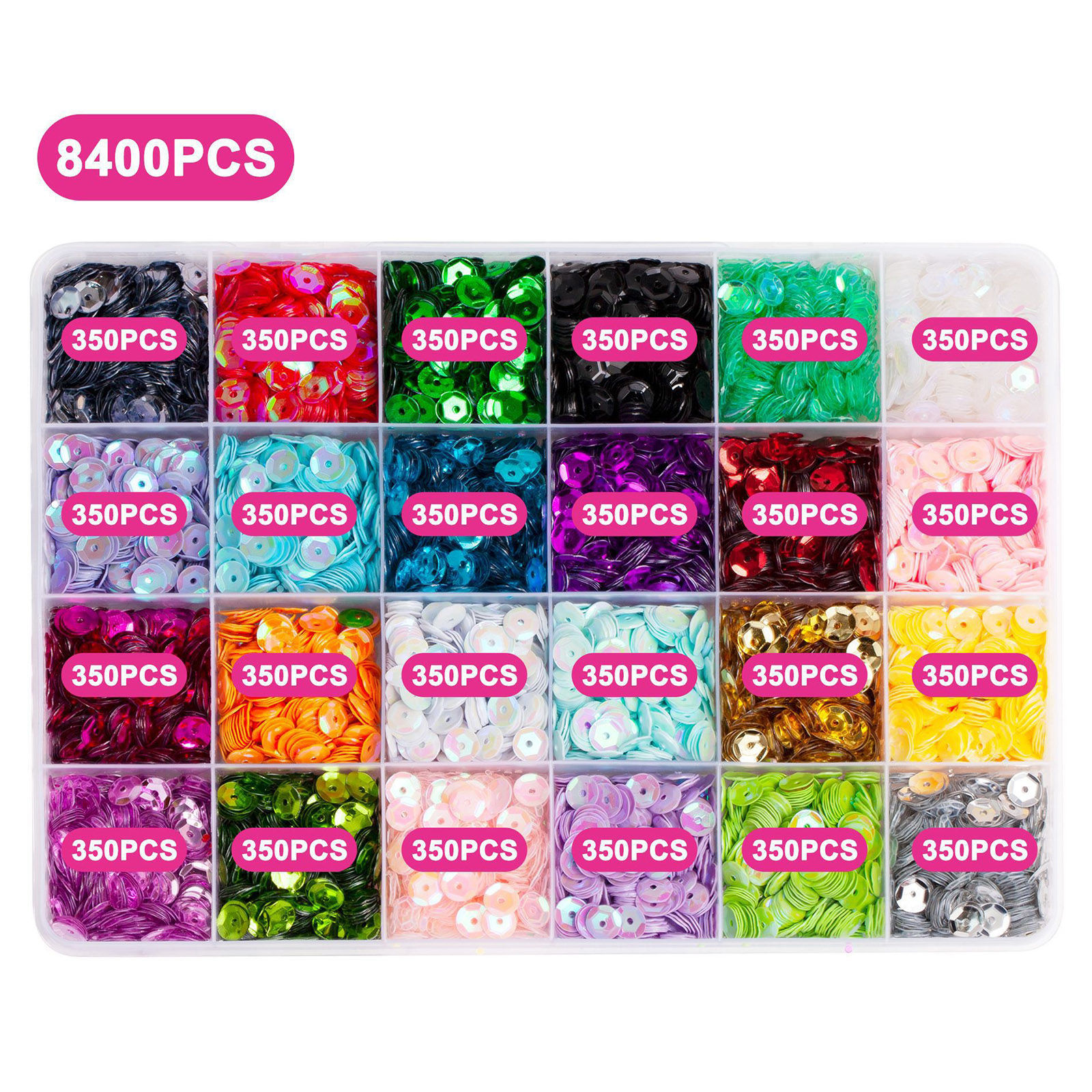 Picture of Plastic Resin Jewelry Craft Filling Material Multicolor Sequins Laser 19cm x 13.5cm, 1 Set