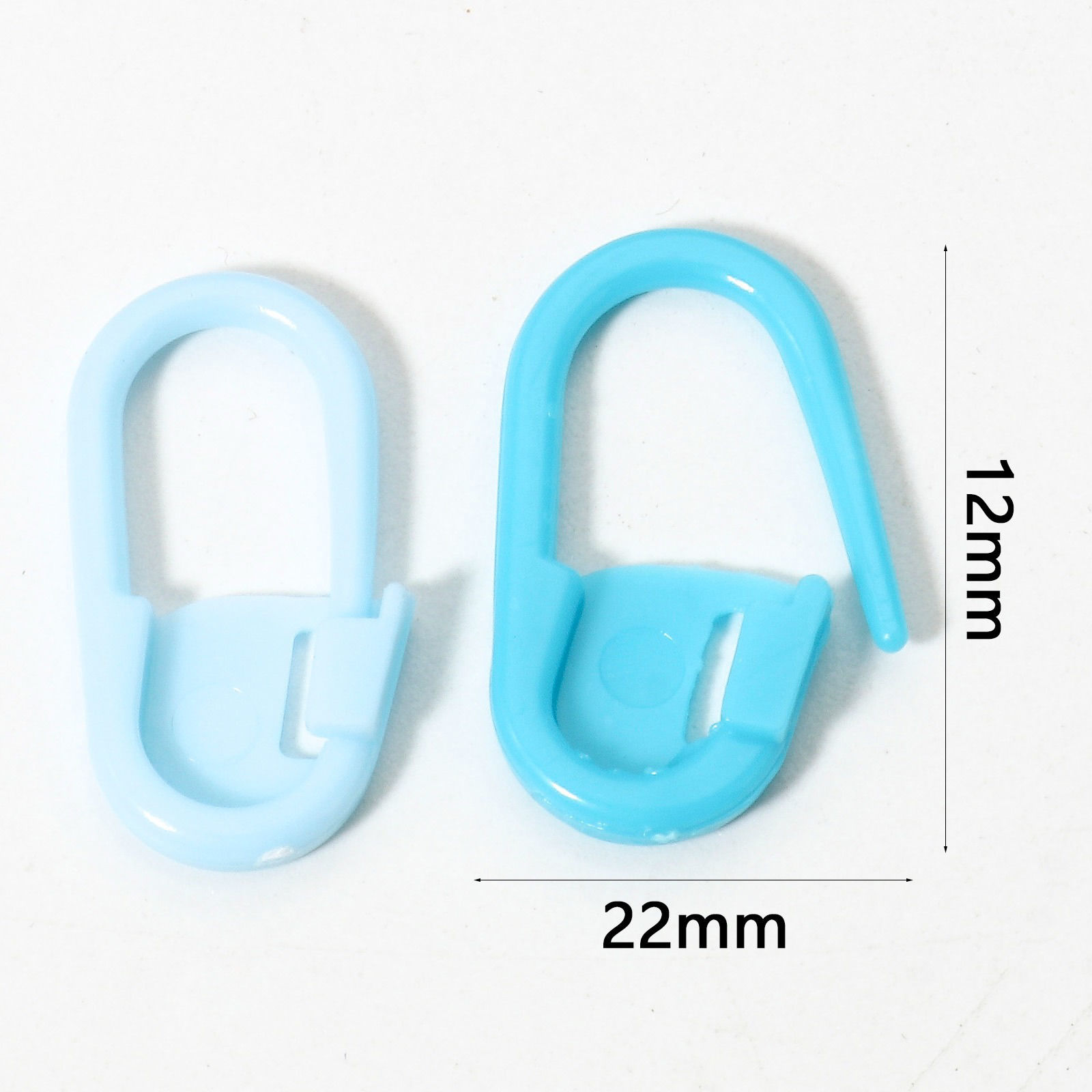 Picture of 1 Box Plastic Knitting Stitch Markers Pin Multicolor 22mm x 12mm