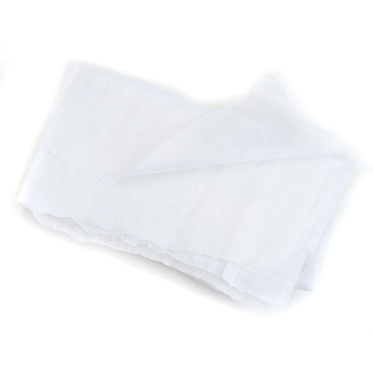 Imagen de 100cm 25g White Non-woven Fabric Interlinings Iron On Sewing Patchwork Single-sided Adhesive Lining Mask DIY Supplies 1Piece