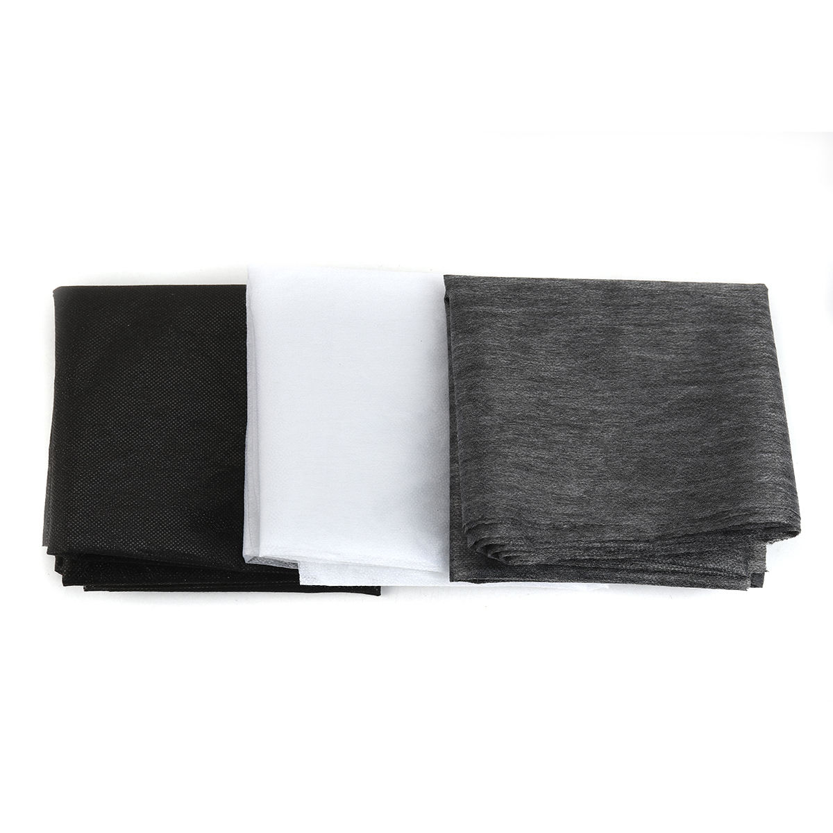 Imagen de 100cm 25g White Non-woven Fabric Interlinings Iron On Sewing Patchwork Single-sided Adhesive Lining Mask DIY Supplies 1Piece