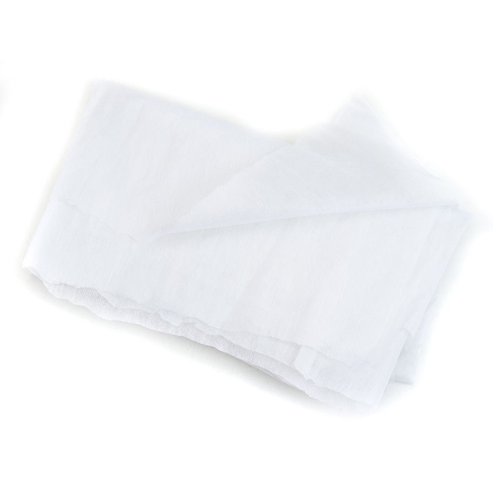 Imagen de 100cm 45g White Non-woven Fabric Interlinings Iron On Sewing Patchwork Single-sided Adhesive Lining Mask DIY Supplies 1Piece